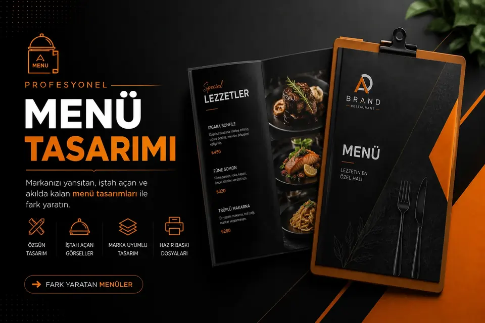 Menü Tasarımı ürün görseli