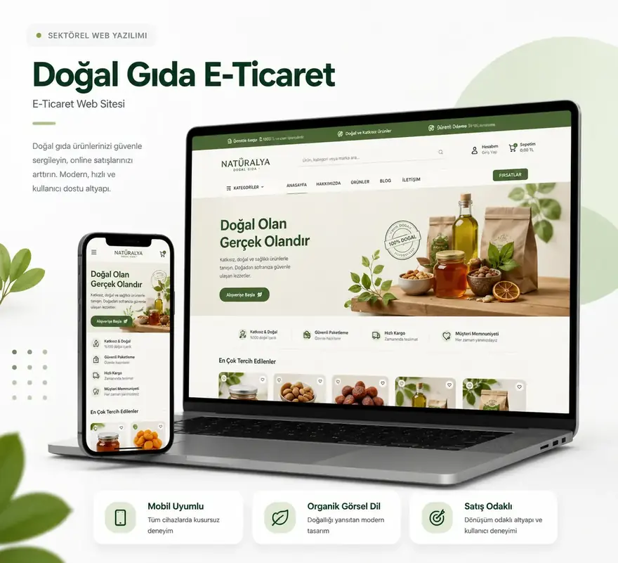 Organik Gıda E-Ticaret ürün görseli